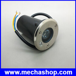 หลอดไฟ LED ไฟแต่งสวน กันน้ำได้ แสงสีเขียว สำหรับตกแต่งสวน ส่องไฟ ต้นไม้ประดับ LED Garden Light 12V IP68 1W LED Underground lamp