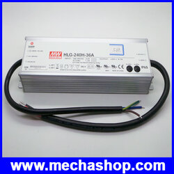 LED Driver 240W 36V 6.7A LED Power Supply HLG-240H-36A ยี่ห้อ Meanwell