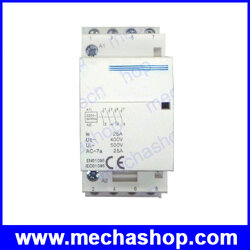 แมกเนติกคอนแทกเตอร์ เอซีคอนแทกเตอร์ 4P 25A Coil 220/230V 50/60HZ Din rail Household ac Contactor 4NO