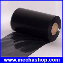 ริบบอนบาร์โค๊ด (Barcode Ribbon)WAX Ribbon 110MM x 25MM x 300M หมึกสำหรับเครื่องพิมพ์บาร์โค้ด หมึกยาว300เมตร