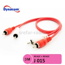 RCA2C + RCA2C ตรง+ตรง J-015 Dynacom 3 เมตร