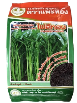 ผักบุ้งจีน ไผ่เสีทอง ตราแพะทอง 1 กิโล