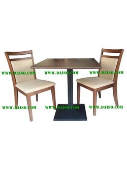 ชุดโต๊ะเก้าอี้กินข้าว ชุดโต๊ะเก้าอี้อาหาร ชุดโต๊ะทานข้าวเก้าอี้ไม้ยางพารา_DPC-017_T-166