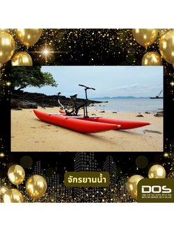 จักรยานน้ำ (Water Bicycle) หรือเรือคายัคแบบปั่น เรือถีบสำหรับ กีฬาทางน้ำ ออกกำลังกายเพื่อสุขภาพและตกปลา จำนวน 10 ลำ