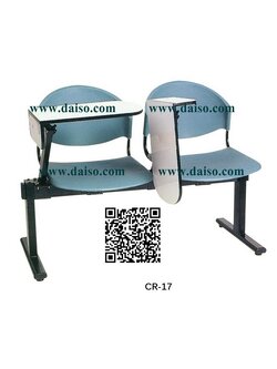 ขายเก้าอี้เลคเชอร์แถว2ที่นั่ง เก้าอี้ฟังคำบรรยาย2ที่นั่ง_CR-17