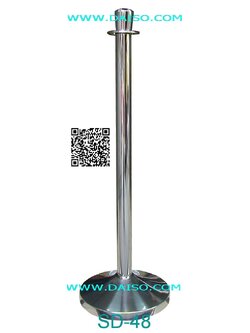 เสาคิว เสากั้นคิวสแตนเลส ขายเสาคิวกั้นทางเดิน SD-48
