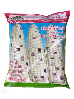 ข้าวโพด ข้าวเหนียว.2สี ขาวม่วง OP ตะวันต้นกล้า 500 กรัม