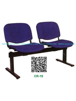 เก้าอี้พักคอยแถว2ที่นั่ง เก้าอี้แถว2ที่นั่ง / CR-19