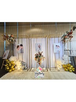 ลูกโป่งงานแต่งตกแต่งมุมลูกโป่งออร์แกนิก Wedding Balloon Organic Decor