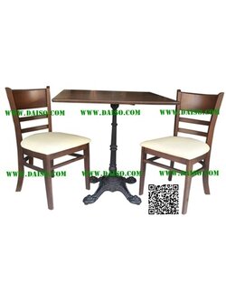 ชุดโต๊ะอาหาร ชุดโต๊ะอาหารแนวเรโทร ชุดโต๊ะอาหารไม้_DPC-143