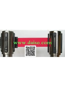 หัวเสากั้นทางเดินสายเชือกสีแดง_SD-53_H_RED