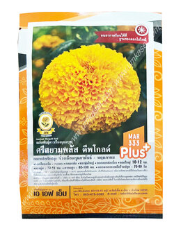 ดาวเรือง ศรีสยาม ดีฟโกลด์_MAR333 Plus 1000 เมล็ด