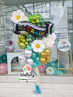 ต้นยืนครีเอทแสดงความยินดี Creative Congrats Balloon Standee (สูง 1.85เมตร)(สั่งซื้อผ่าน Line: @weparty)