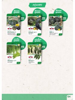 ผักซอง ศรแดง 30บ กลุ่มแตง3