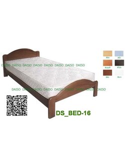 เตียงนอนไม้ยางพารา เตียงเดี่ยว เตียงไม้