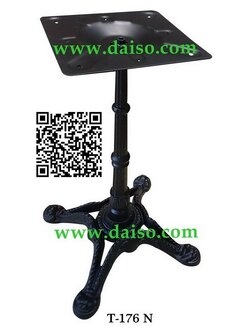 จำหน่าย ขาโต๊ะเหล็กสำเร็จรูป ขาโต๊ะ4แฉกลายโรมัน ขาโต๊ะเหล็กหล่อ4แฉกสวย_T-176N