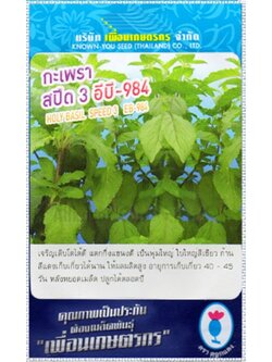 กะเพราขาว สปีด3 EB-984 10 กรัม