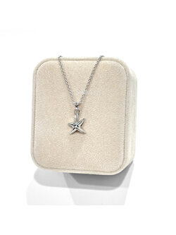 จี้ปลาดาว Starfish ฝังเพชรสวิส 1 เม็ด