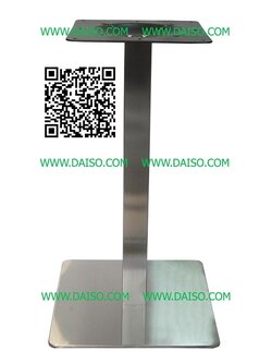 ขาโต๊ะสแตนเลส ขาโต๊ะทรงสี่เหลี่ยมแบบน็อคดาว์น / T-164