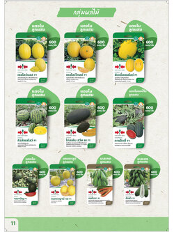 ผักซอง ศรแดง 30บ กลุ่มผลไม้