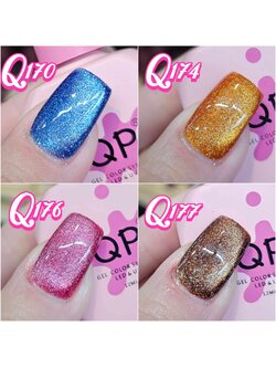 สีเจลแฟลชลูกแก้ว สีแคทอาย สีเจลแม่เหล็ก แบรนด์QP 12ml