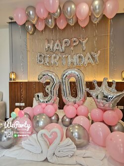 ลูกโป่งเซอร์ไพรส์ HBD Balloon Room Surprise (with Helium)💖สนใจติดต่อสั่งซื้อ Line: @weparty (มี@ ด้านหน้า)