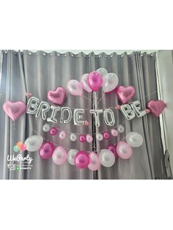ลูกโป่งสละโสด Bride to be (with Helium) 💖สนใจติดต่อสั่งซื้อ Line: @weparty (มี@ ด้านหน้า)