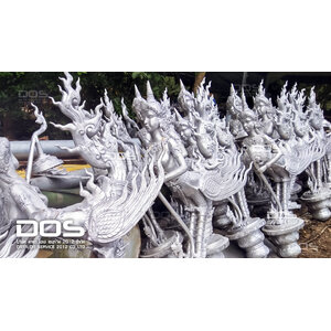 ผลงาน เสาไฟประติมากรรมกินรี 18 ต้น จังหวัดอุบลราชธานี | DATAOA