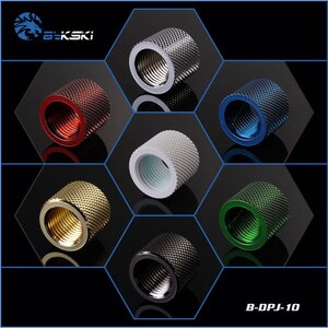 Bykski G1/4 Dual Female Straight Coupler B-DPJ-10