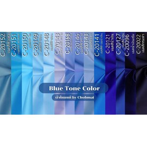 ผ้าไหม 2 เส้น สีฟ้า,น้ำเงิน