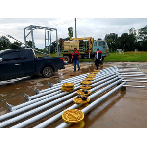 งานติดตั้ง เสาไฟโซลล่าเซลล์หนองนางนวล | DATAOA