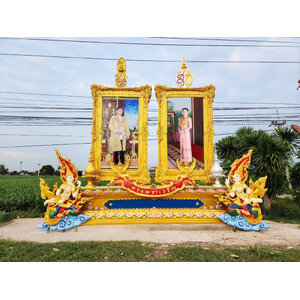 ผลงานซุ้มเฉลิมพระเกียรติ อบต.ช่องสาริกา