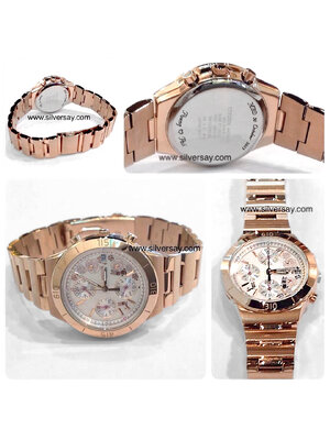 สลักชื่อคู่และวันที่ "HBD 30 October 2015" และ " Pueng ♡ Paii" บนนาฬิกา CITIZEN