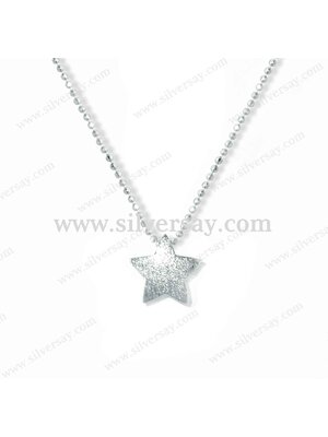 จี้ดาวสองชั้น/ร้อยสร้อยผ่าน/จิกลายเพชร