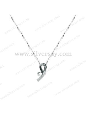 จี้จิ๋วฝังเพชรสวิส 3.5 มม./ร้อยสร้อยผ่านด้านใน