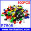 ขั้วต่อหางปลา ข้อต่อสายไฟ แบบหุ้ม PVC Insulated Bootlace Ferrules E7508 (จำนวน 100 ชิ้น)