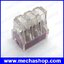 10ชิ้น เทอมินอลบล็อก จังชั่นบล็อก เทอมินอลสายไฟ ขั้วต่อสายไฟ PCT-106 Push wire wiring connector For Junction box 6 pin conductor terminal block