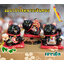 แมวกวัก แมวนำโชค แมวสไตล์ญี่ปุ่น สูง 4 นิ้ว สีดำ กวักโชคลาภเงินทอง -เซรามิค [01900x]