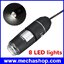 กล้องไมโครสโคป 1000x 8led USB Digital Microscope Endoscope 5segment Zoom Camera Magnifier 24bit