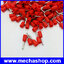 ขั้วต่อหางปลา ข้อต่อสายไฟ เฟอรูต่อสายคอนโทล PVC Insulated Bootlace Ferrules E0506 AWG22 #22 0.5sq.mm วัสดุทองแดง (จำนวน100ชิ้น)