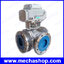 มอเตอร์วาล์วไฟฟ้า 3 Ways DN100 Flange Motorized Electric Ball Valve SS304 Standard 12V, 24V, 220V, 380V (สินค้า Pre-Order)