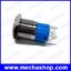 สวิทซ์กดเปิดกดปิด มีไฟโลโก้สีแดง 16mmhigh-grade metal button button switch with self-locking flat LED lamp power symbol LED12V 1NO1NC 5 ขา TY1687Z
