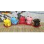 แมวกวัก แมวนำโชค สูง 1.5นิ้ว ชุด 5 ตัว กวักโชคลาภเงินทอง - เซรามิค [catset-S8]