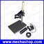 เลนส์ไมโครสโคปส่องงาน พร้อมไฟวงแหวน และแท่นยึด Industry Microscope Lens Table Stand Dual Ring Holder + 8X-100X C-Mount Lens + 40 LED Ring Right