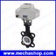 มอเตอร์วาล์วผีเสื้อ DN50 2" Electric Control Casting PTFE Sealing Wafer Type Butterfly เลือกแรงดัน 12V, 24V, 220V, 380V ON/OFF type (สินค้า Pre-Order)