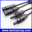 ขั้วต่อแผงโซล่าเซลล์ พลังงานแสงอาทิตย์ โซล่า คอนเน็คเตอร์ DIY PPO IP67 UL/TUV MC4 Y Solar Connector Y branch Connector Reliable For PV Modules Connect (ราคาพิเศษ จำนวน1คู่)