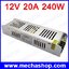 สวิทชิ่ง เพาเวอร์ซัพพาย แหล่งจ่ายไฟ Anex Power Supply 12V 20A 240W slim Single output S-240W-12 -L