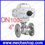 มอเตอร์วาล์วไฟฟ้าสแตนเลส DN100 4" Motorized Electric Flange Ball Valve 12V, 24V, 220V, 380V On/Off Type (สินค้า Pre-Order)