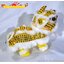 ตุ๊กตา เชิดสิงโต เดินได้ มีเสียง - 1คู่ (2ตัว) - สีทอง [Lion-Gx2]