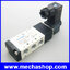 โซลินอยด์วาล์ว ปิดเปิดลม AirTAC 5 Port 2 Position Single Solenoid Valve Model 4V110-06 220V